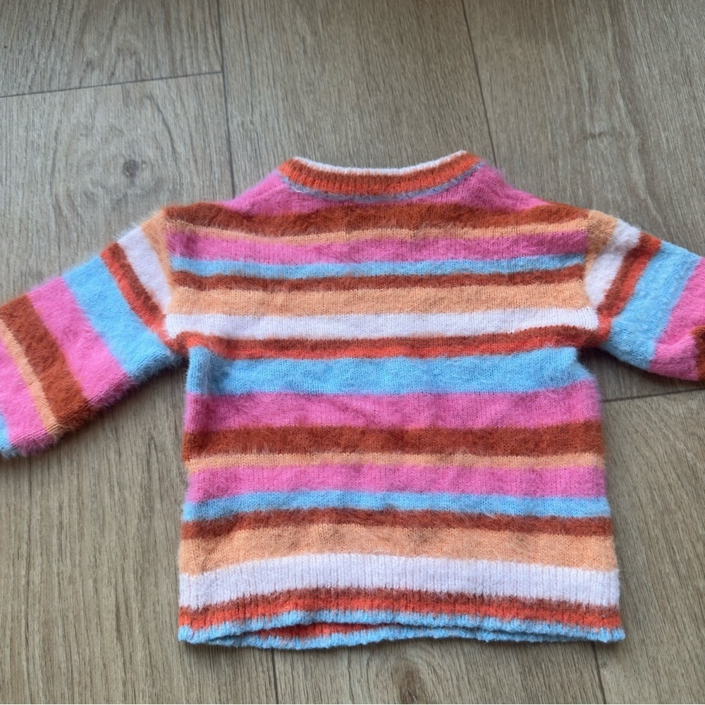 Old Navy 2T Striped Multicolor Sweater - Picture 7 of 8